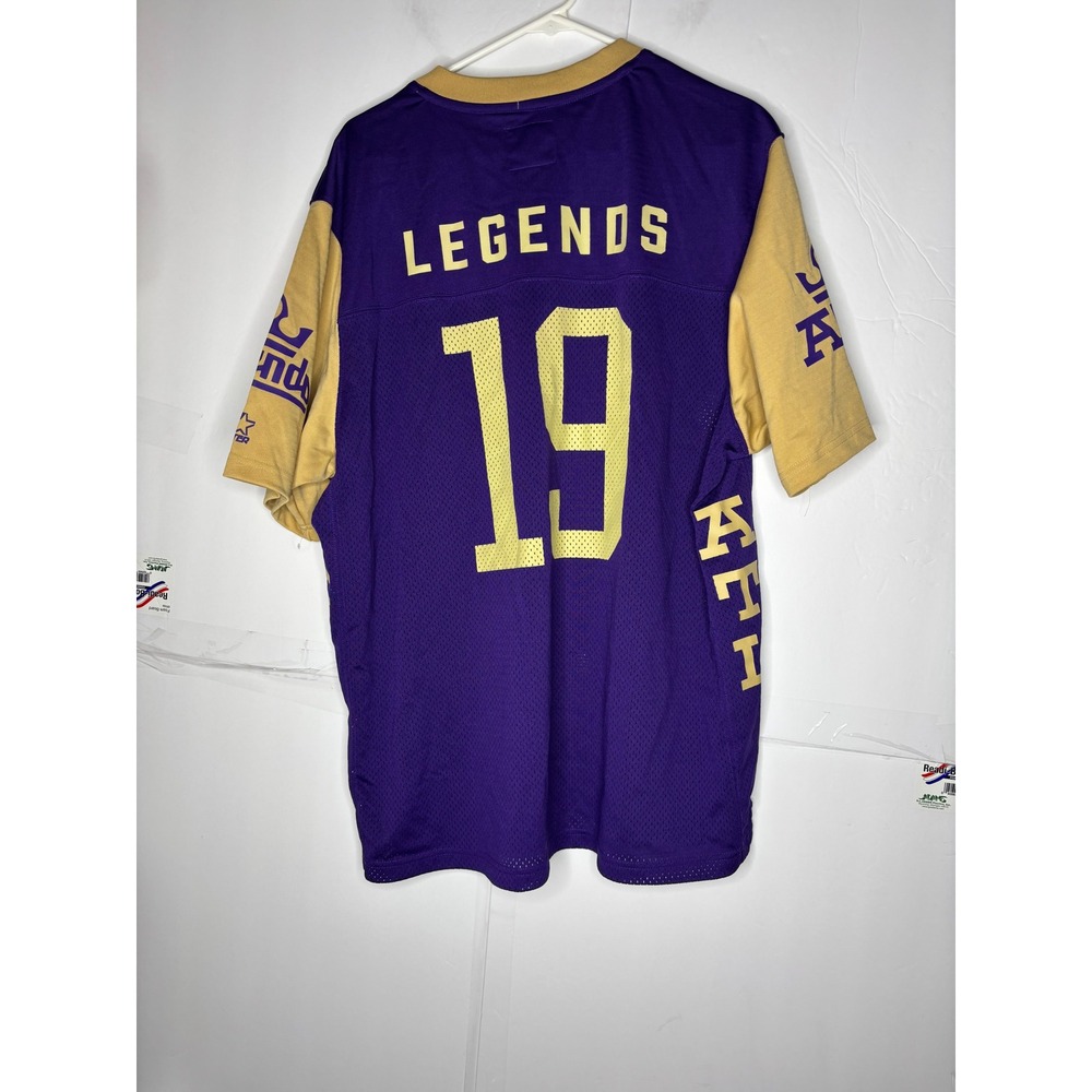 NWT Starter Atlanta Legends AAF‎ Football Jersey XL Purple Gold 2019 Authentic